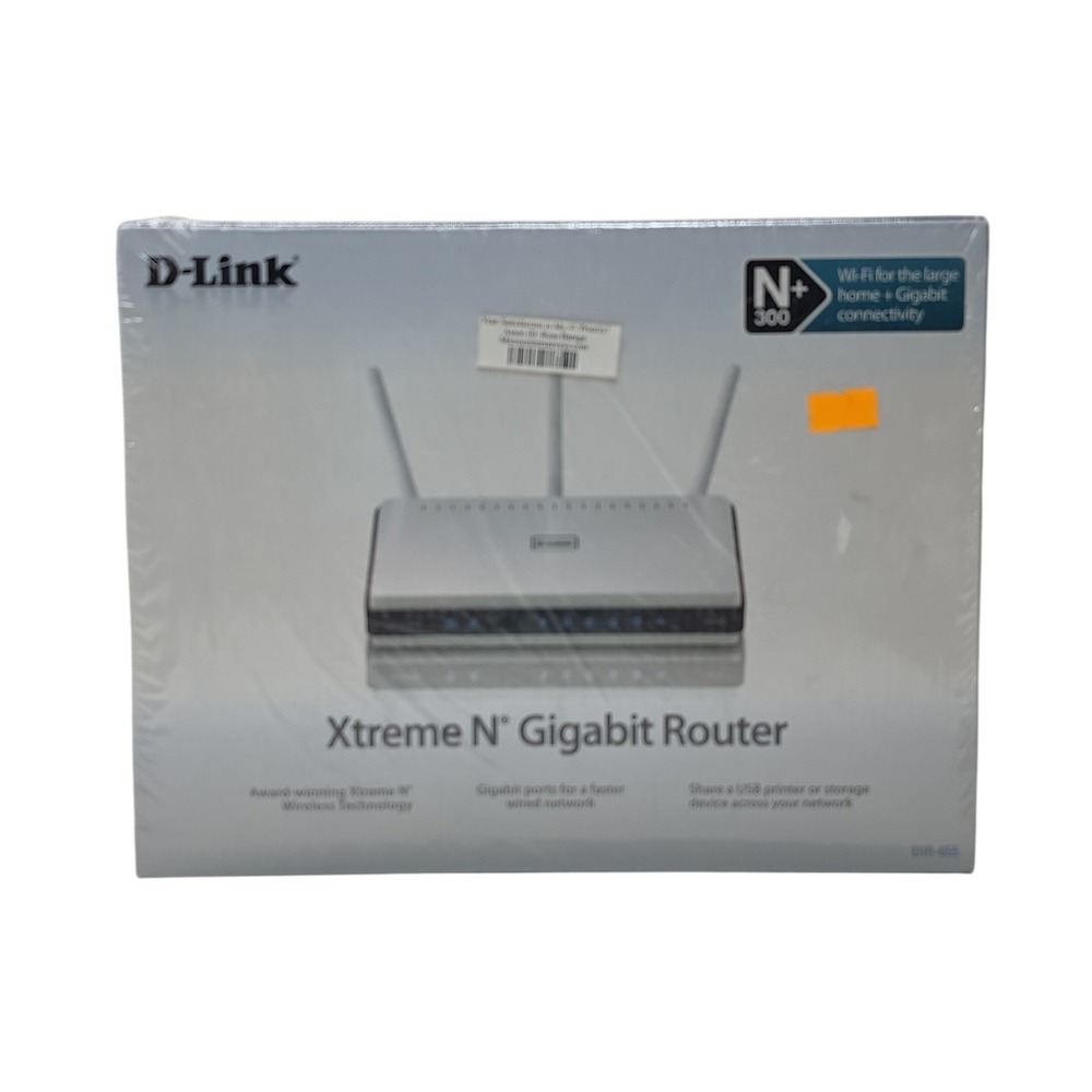 D-Link‎ Xtreme N Gigabit Router DIR-655 N300 Wireless 4-Port Gigabit Switch New